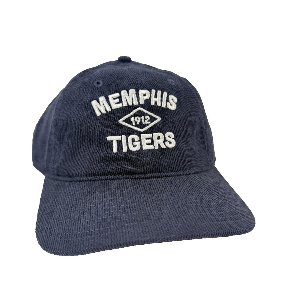 Memphis Tigers‎ Hat Blue Corduroy Cap Strap Back Dad NCAA Sports The Game NEW